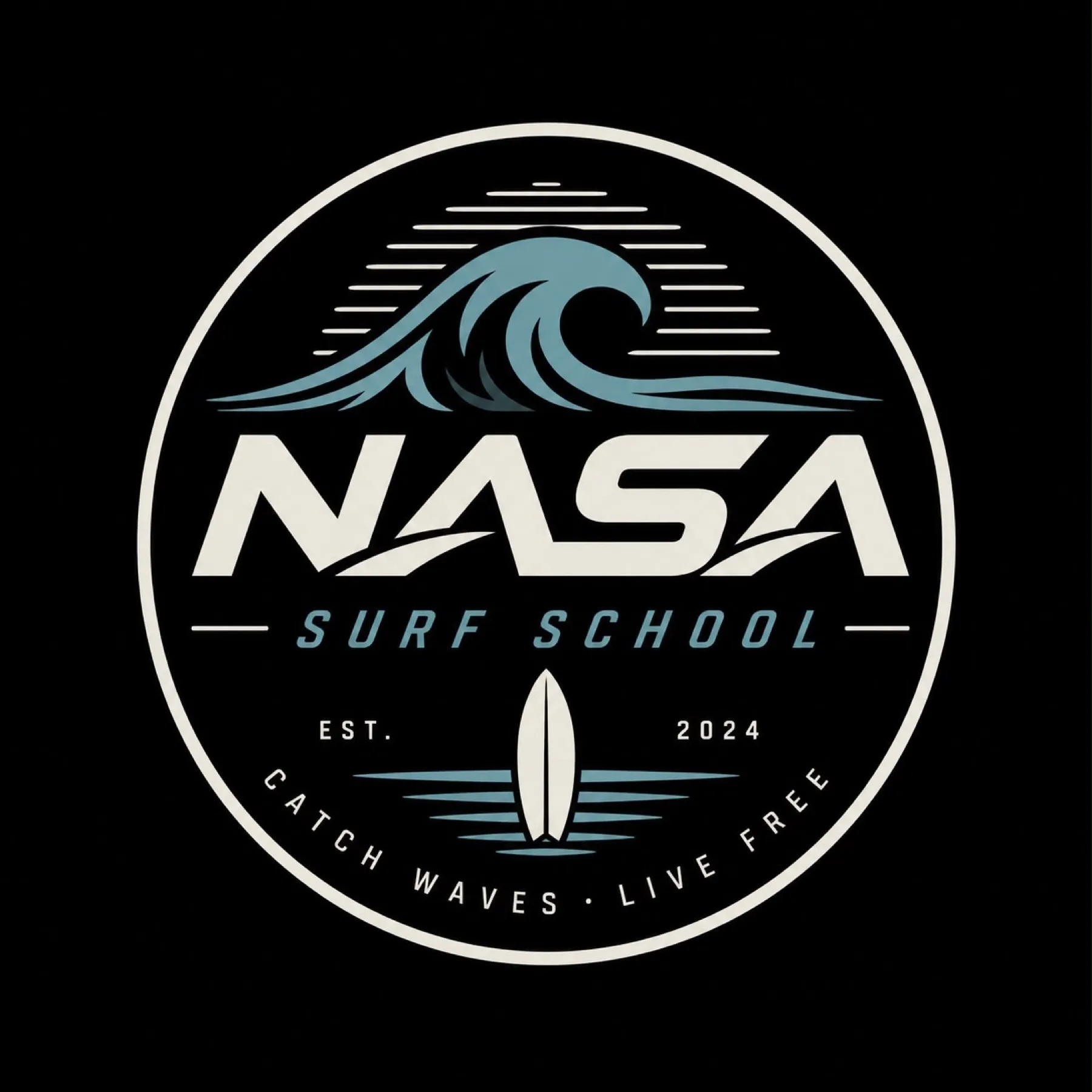 NASA Surf School logo